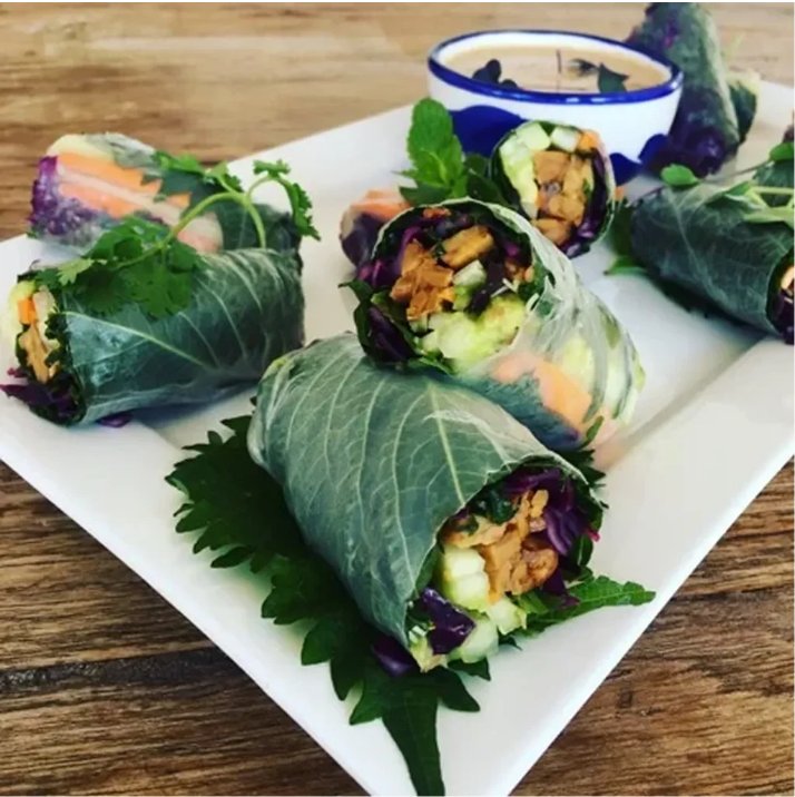 Shiso-Rice-Rolls, frisch angerichtet